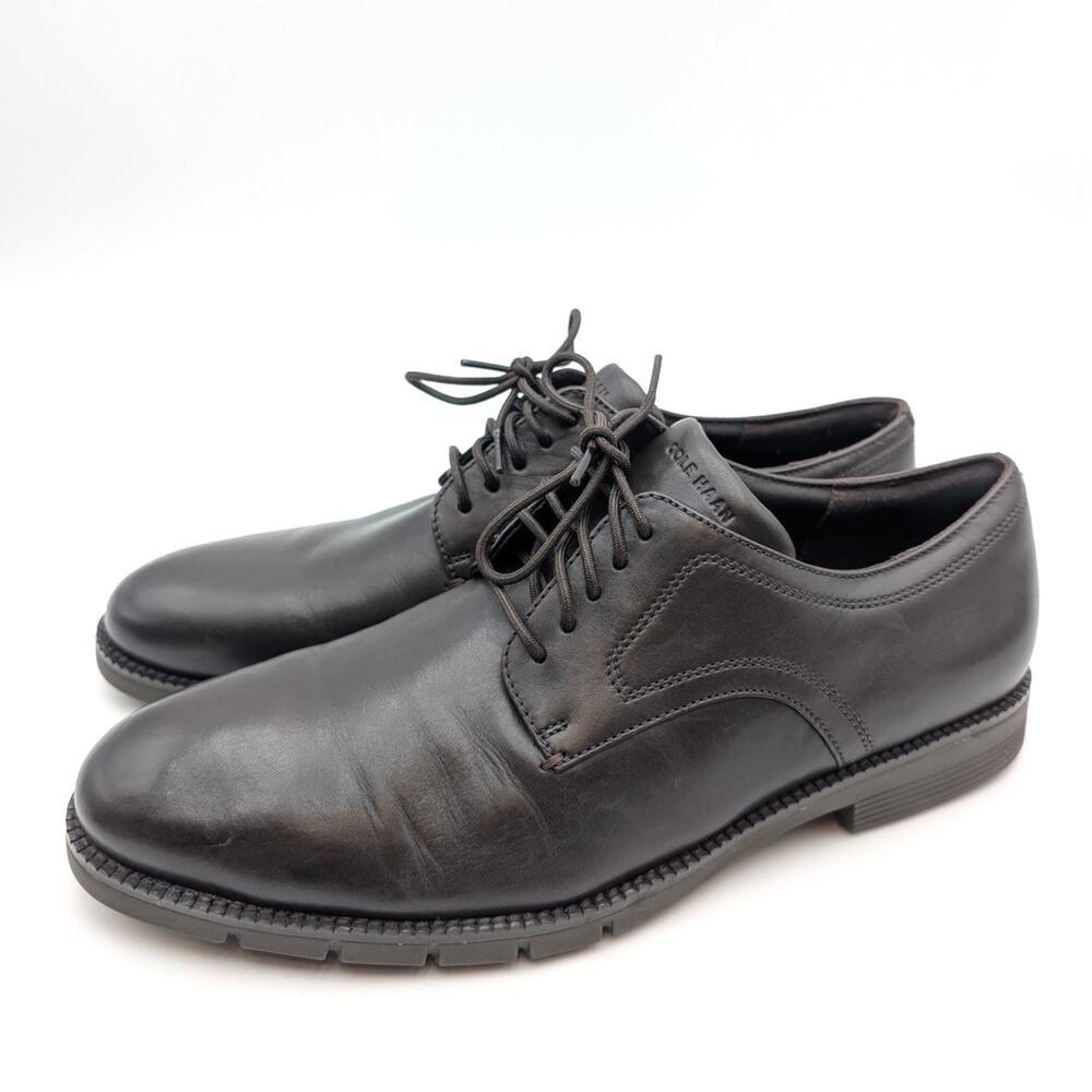 Cole Haan Flexgrand 360 Plain Toe Oxford Shoes Men's Dark Brown Size US12M EU45